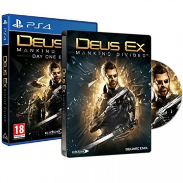 Deus Ex Mankind Divided Day One Edition Steelbook - R2 - PS4